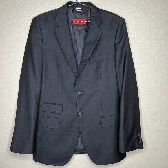 Hugo Boss Other - Hugo Boss Men's Black Wool Single Breasted Blazer Size 40R